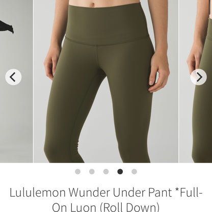 Lululemon Wunder Under Pant