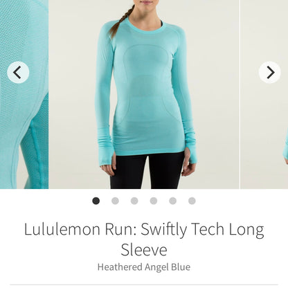 Lululemon Swiftly Tech Long Sleeve