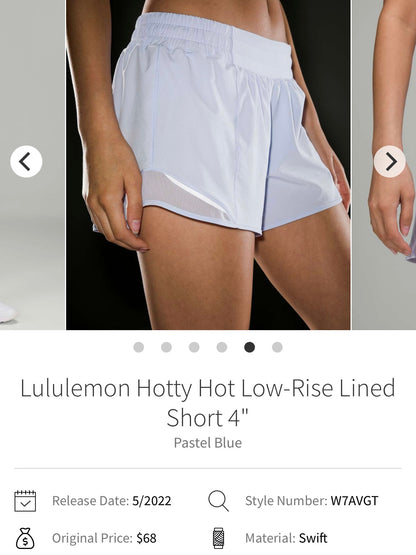 Lululemon Hotty Hot Short