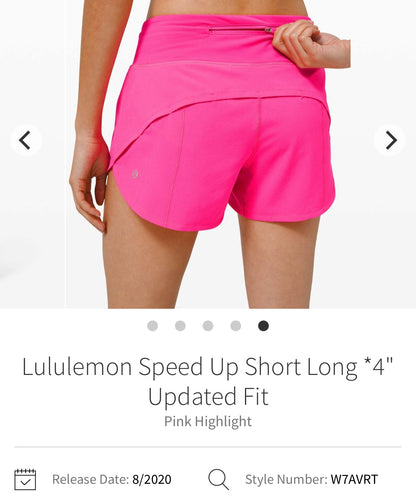 Lululemon Speed Up Short