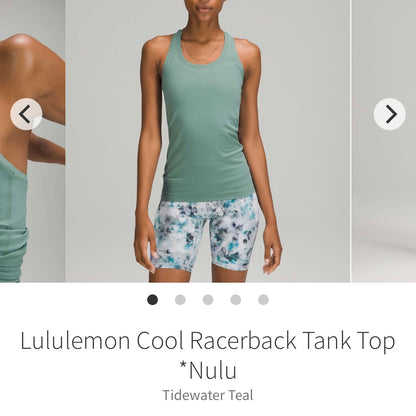 Lululemon Cool Racerback *Cropped