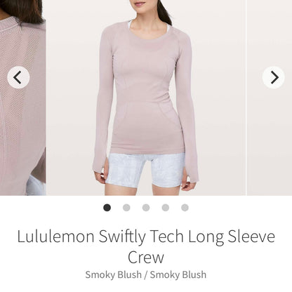 Lululemon Swiftly Tech Long Sleeve