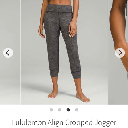 Lululemon Align Cropped Jogger