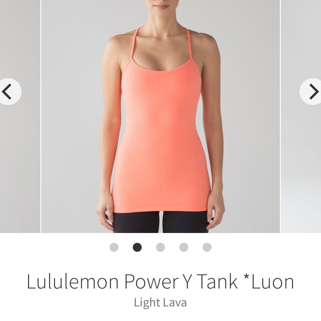 Sale Lululemon power y tank